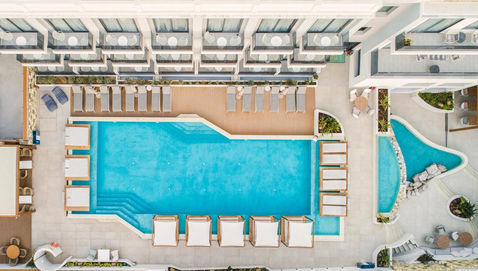 Hotel Erato By Samian Mare Karlovassi Exterior foto